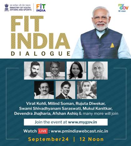 प्रधानमंत्री के फिट इंडिया संवाद का हिस्सा बनने पर सम्मानित महसूस कर रहा हूं- विराट कोहली