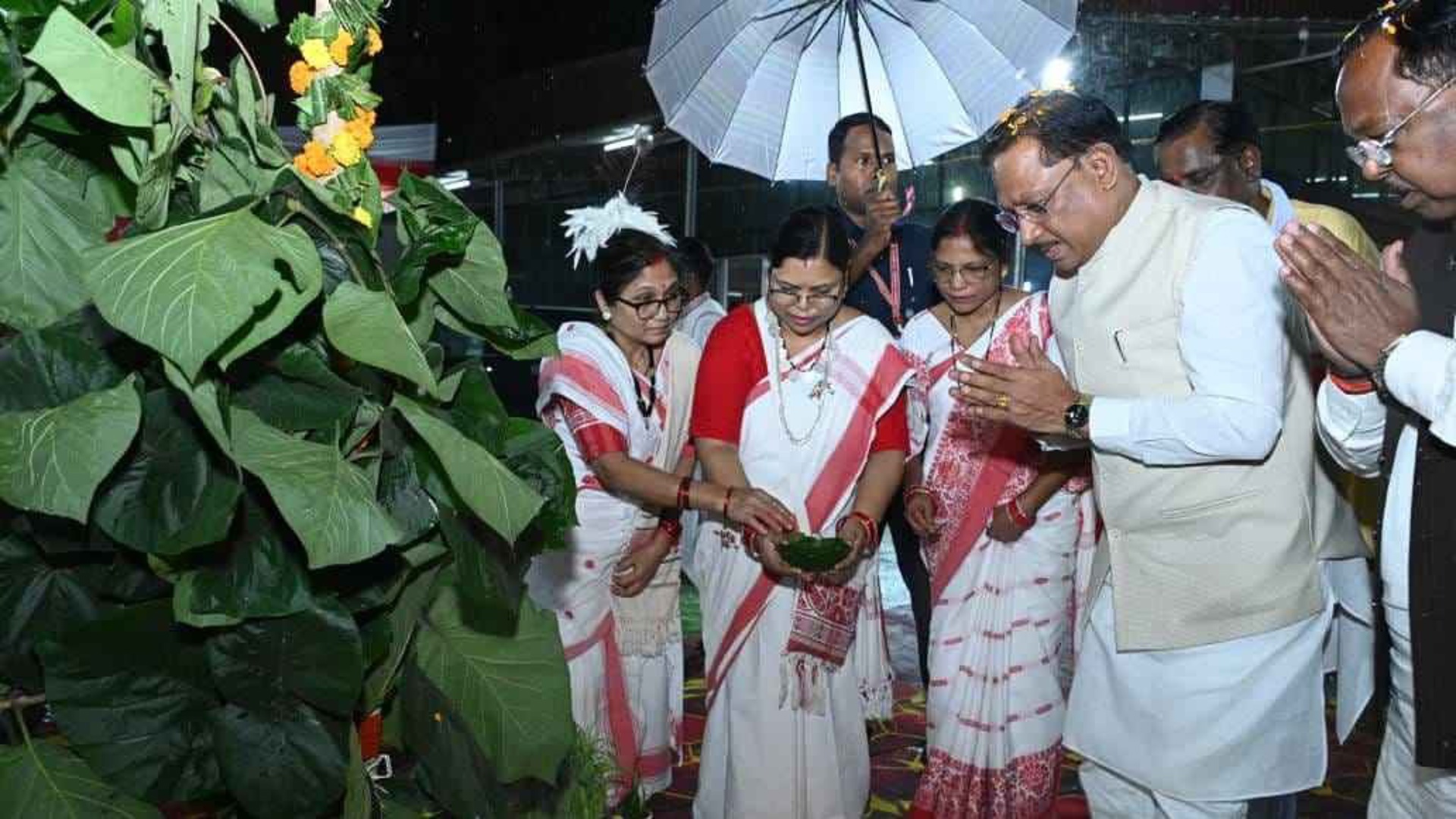 मुख्यमंत्री श्री विष्णु देव साय करम परब पर्व 2025 में हुए शामिल